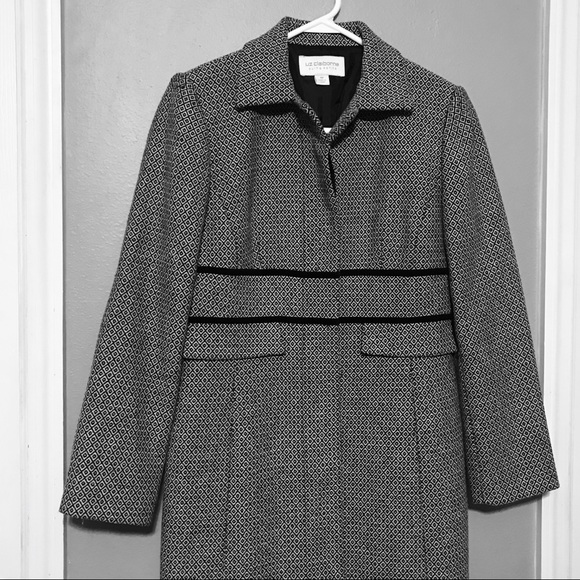 Liz Claiborne Suits Petite Collections Wool Coat - Picture 9 of 9